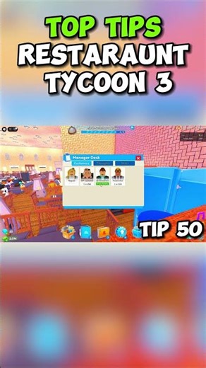 Top Tip 14 - Restaurant Tycoon 3