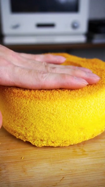 材料3つ！シフォンケーキ作り方！#food