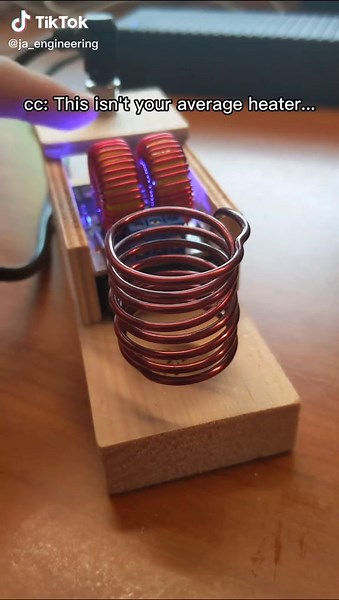 Check out my YouTube channel for the full walk-thru with other cool demos! #fyp #inductionheater #scienceiscool #learnontiktok