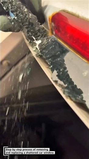 Replacing a Broken Car Window