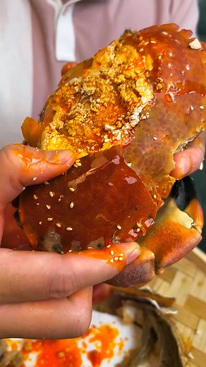 254K views · 2.4K reactions | Deliciously crispy stuffed crab shell! 呂✨ Perfect for a treat! #SeafoodLovers #FoodieFavorites | Leah Janaye | Facebook