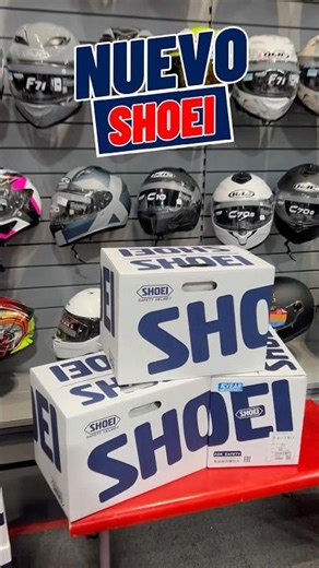 Nuevo casco SHOEI en New Mundial motos 🏍️💨 #moto #motovelovidad #motogp #leyendas #rider #bikers