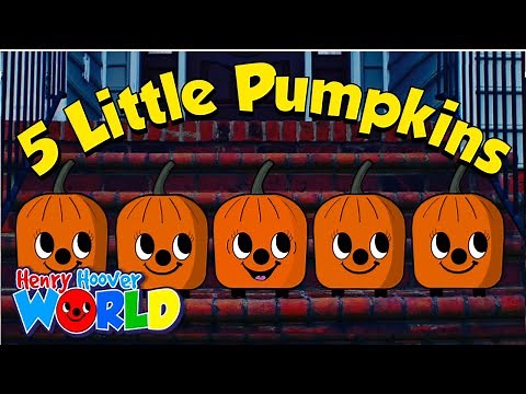 Five Little Pumpkins (Counting Song) 🎃 Hot Cocoa Edition | Henry Hoover World
