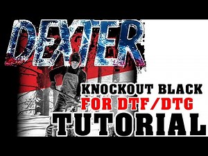 HOW TO DO KNOCKOUT BLACK GRAPHICS FOR DTF DTG PRINTS FAST AND EASY IN PHOTOSHOP