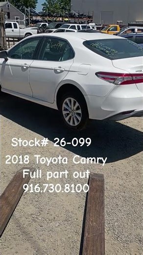 Auto Parts 2018 Toyota Camry part out