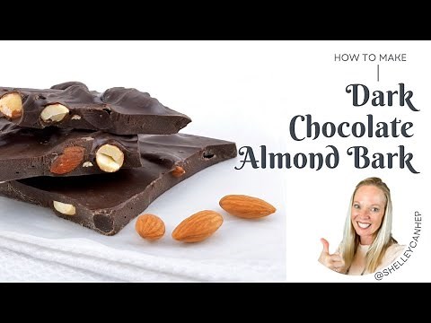 Dark Chocolate Almond Bark Recipe