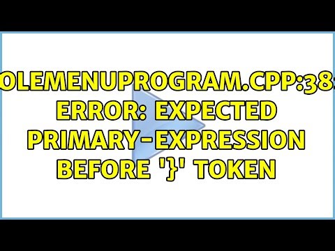 holeMenuProgram.cpp:38:1 Error: Expected Primary-Expression before '}' token