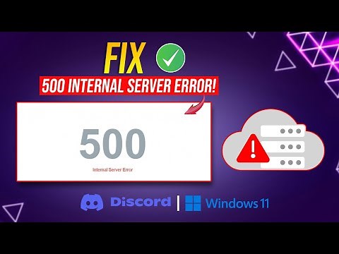 How to Fix Discord 500 Internal Server Error on Windows PC