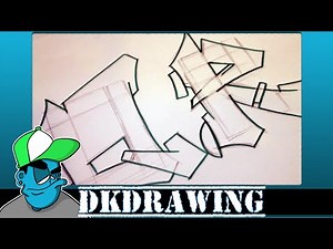 Graffiti Tutorial for beginners - How to draw cool letters Q & R