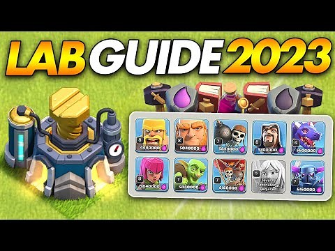 TH12 Starter Laboratory Upgrade Priority Guide for 2023! | Clash of Clans