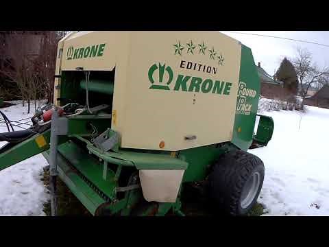 Как выбрать б/у пресс подборщик. Обзор пресса krone round pack 1250 multi cut .