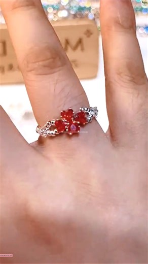 DIY Simple Crystal Ring 🥰🥰 | Wedding Decoration Ideas