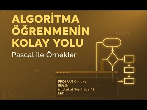🤖Algoritma Öğrenmenin Kolay Yolu | Pascal ile Örnekler #pascal #pascaldersleri #algoritma