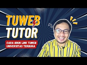 CARA MEMBUAT LINK TUWEB UT UNIVERSITAS TERBUKA #linktuweb #tuweb #tutorialwebinar #ut