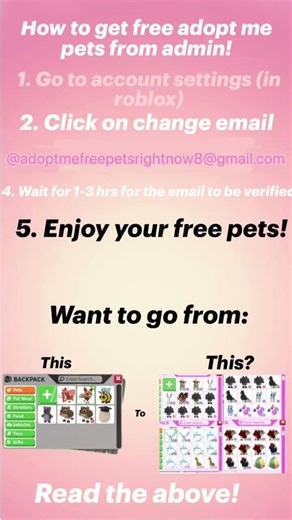 Free adoptme pets