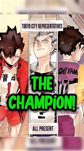 Spring Nationals Champion 💯 #haikyuu #karasuno #fukurodani