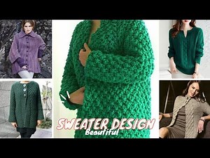 New Sweater Cardigan designs for girls and women | #sweaterdesign #sweater #cardigan