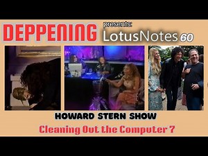 LOTUS NOTES 60 | Howard Stern Show Cleaning Out the Computer 7