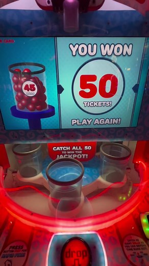 Arcade Game Jackpot at Dave and Busters