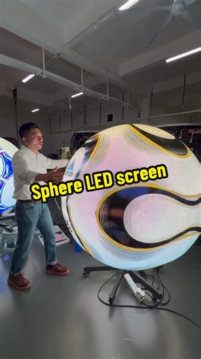 Sphere LED screen makes more possibilities! #led #ledscreen #ledwall #leddisplaymanufacturer #ledscreendisplaywall #ledlight #ledscreenfactory #retailscreen #commercialscreen #transparentledscreen #ledtotemposter #ledsign #ledvideowall #ledscreendisplay #jynziec #poster #commercial #ledbillboard #ledtotem #ledlights