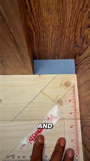 The Triangle Ruler Trick That Perfectly Fills Any Corner #diy #construction #didyouknow #facts