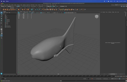 10-Retopologizing the short fish