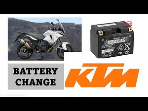 KTM 1290 SADV Battery change