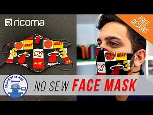 EMBROIDER a REUSABLE FACE MASK with FILTER / DIY Face Mask Tutorial / NO SEWING! (EMB Hub Ep111)