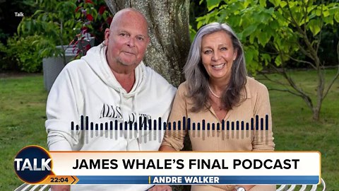 Terminally ill broadcaster James Whale signs off from last ever podcast