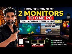 How to Connect 2 Monitors to One PC | Dual Monitor Setup Guide