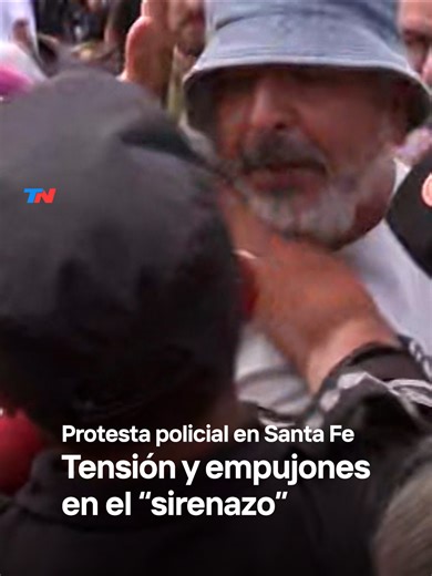 Tensión en la Protesta Policial de Santa Fe