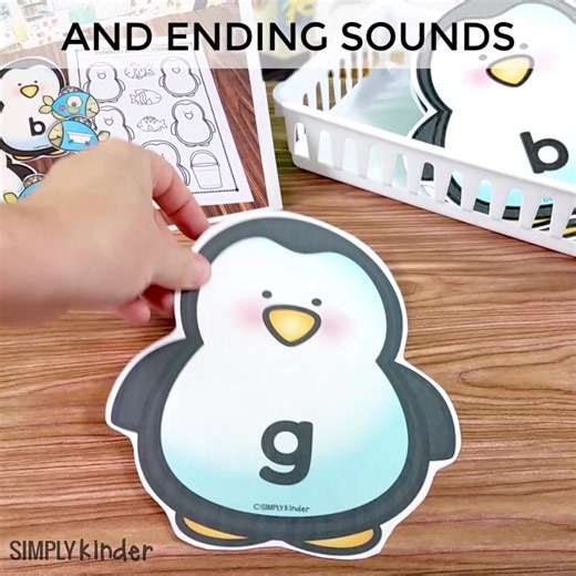🐧 Your kinders will have so much fun practicing their letters, sounds, sight words, and more with these penguin literacy centers! "My students would practically yell in excitement every time I pulled these out during center time. They were a big hit!" ❄️ 👉 Grab your penguin centers here: https://www.teacherspayteachers.com/Product/Kindergarten-Centers-Third-Quarter-Simply-Centers-Bundle-Literacy-Centers-4277788 | Simply Kinder