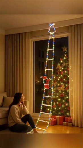 🎄✨ Watch Santa Climb His Way Into Christmas Magic! ✨🎄 🔥 Limited Holiday Deal — Grab Yours Before It’s Gone! 🔥 Bring the holiday cheer to life with our Climbing Santa Light Decoration! He climbs, he shines, and he makes every corner of your home feel merry and bright! 🎅 💡 Why You’ll Love It: ✅ Magical Motion — Santa climbs your stairs, railings, or windows like he’s delivering joy himself! ✅ 8 Twinkle Modes — Choose from 8 light settings to match your Christmas vibe — cozy, fun, or festive!