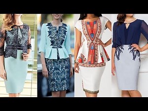 Top48 luxury style lace applique work formal style women skirts suits with jacket style collection