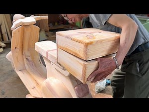 Full Time Diy an Iconic Vintage-Style Gas Wooden Scooter Inspired by Vespa Designs in 1:1 Ratio