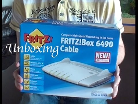 FRITZ!Box 6490 Unboxing Unitymedia Telefon Komfort Option