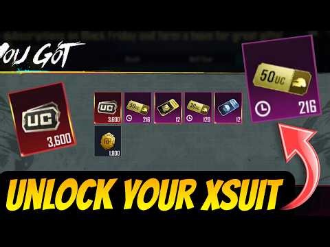 🔥Unlock X-suit Bgmi | How to get Uc In bgmi | Google play Redeem code