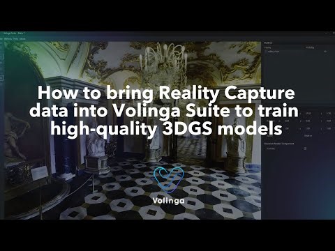 How to use Reality Capture with Volinga Suite for 3D Gaussian Splatting