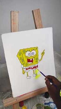 SpongeBob Painting | Satisfying and Relaxing | Art Bloom
