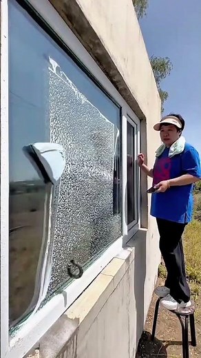 Effortless Shine Professional Magnetic Double Sided Window Cleaner in Action