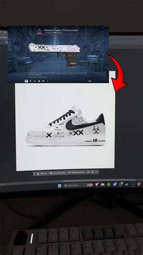 Khurba on Instagram: "🎯 CS:GO Printstream Koleksiyonu 🎯 Minimalizmin en sert hali sneaker dünyasında. Printstream serisinin ikonik siyah–beyaz kontrastı ve glitch efektlerinden ilham aldık. ⚠️ Sınırlı üretim – stoklar tükenmeden kap!"