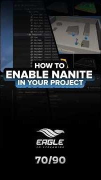 How to Enable Nanite in Unreal Engine 5 | Boost FPS in Large Environments #unrealengine #ue5 #ue4