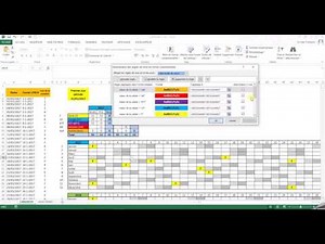 Faire un calendrier Excel de congés sur 2 ans + Lien fichier