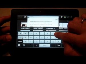 How to download a video off of Youtube onto your Blackberry Playbook - HD