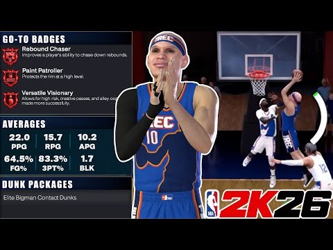7'2 GLITCHY GLASS CLEANER is an AUTOMATIC TRIPLE-DOUBLE & 5x5 THREAT on NBA 2K26!