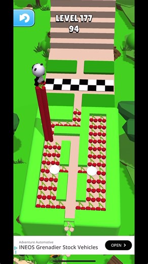 Stacky Dash Level 177 gameplay solution. Android iOS maze game 🎮