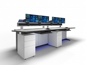 [Hot Item] Customized Control Room Consoles with Cabinet