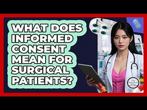 What Does Informed Consent Mean For Surgical Patients? - The Operating Table