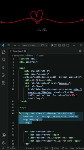 HTML & CSS ECG Loading Animation 🚀