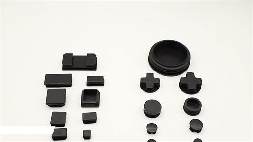Customized Plastic End Hats Cover Square Round Tubing Black Plastic Plugs for Stainless Steel Pipe Fitting
